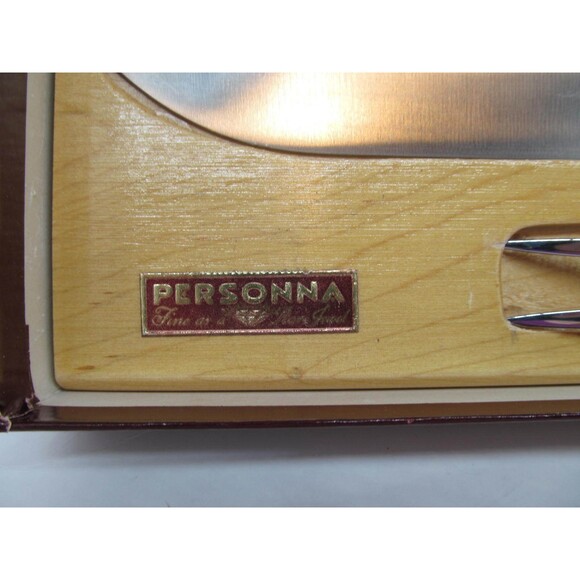 Personna Hollow Ground Carve Set Knife & Fork with Box Made in USA - Picture 2 of 12